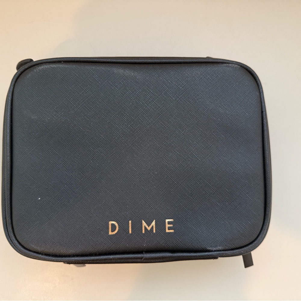DIME Beauty Clear Black Travel Bag